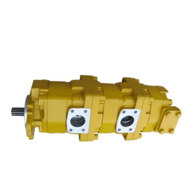 Bulldozer tandem hydraulic gear pump