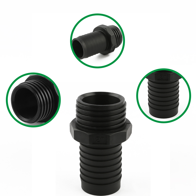 external thread plastic hose tail fittings