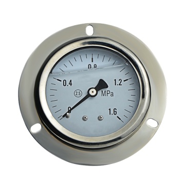 panel pressure gauge with flange 63mm