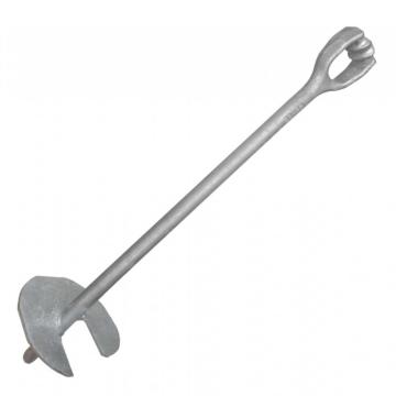 No Wrench Screw Anchor Rods for Utility Pole