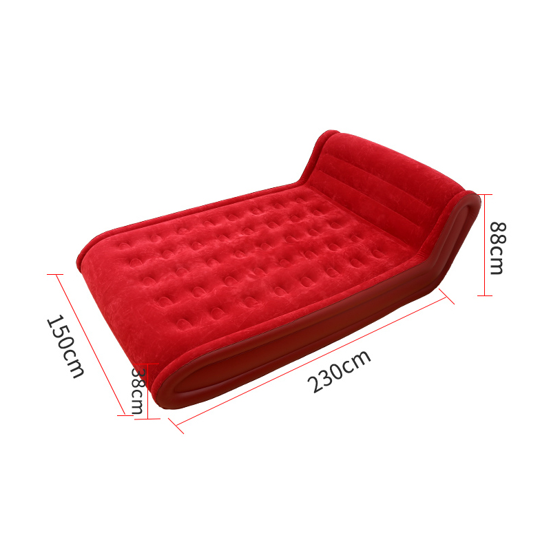 Bedroom Furniture PVC Durable Inflatable Comfort Headboard Airbed