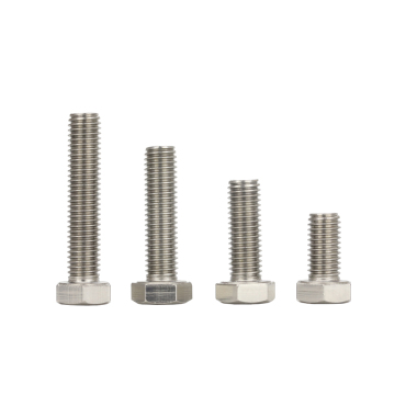 high quality DIN933 titanium hexagon head screws