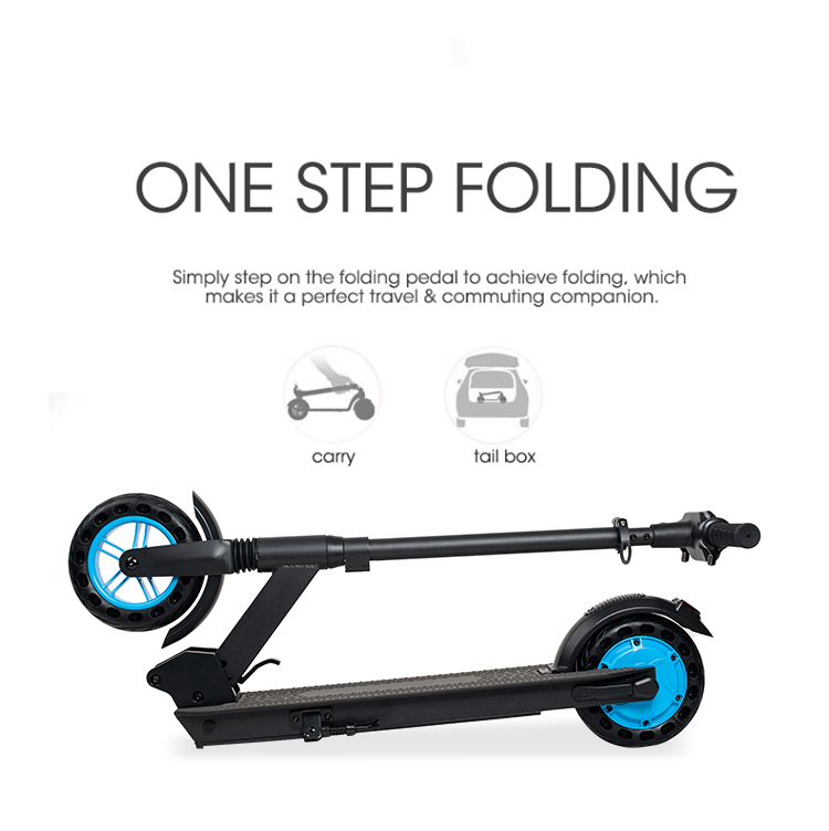 X8pro Electric Scooter Blue Details4