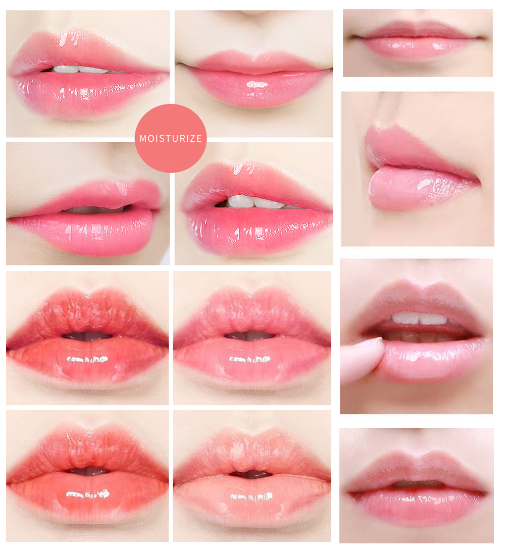 Color changing lip balm color table