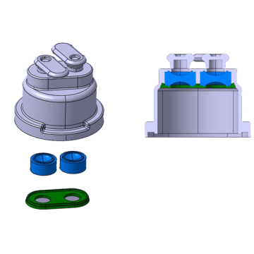 36MM EURO CAP BFS-ROMMELAG DOUBLE-BREAK-OFF TYPE(PP/PE)