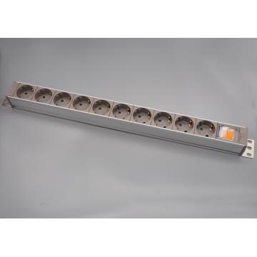 10-Outlet EU/With children protection PDU Power Strip