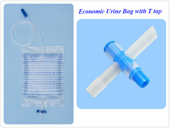 Economic Urine Bag With T Valve Pack
