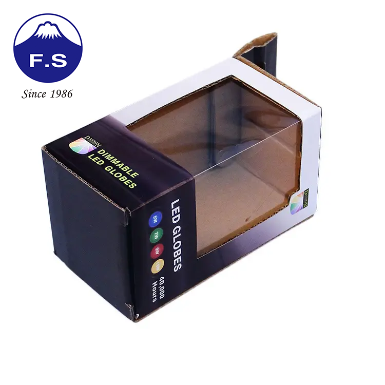 Oem Toy Corrugated Paper Packaging Boxes With Window