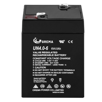 6V4AH Rechargeable Sealed Lead Acid SLA Battery