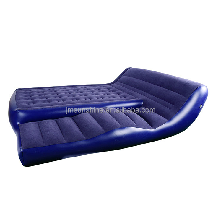 Factory Customization Blue 2in1 Inflatable Air Bed 1