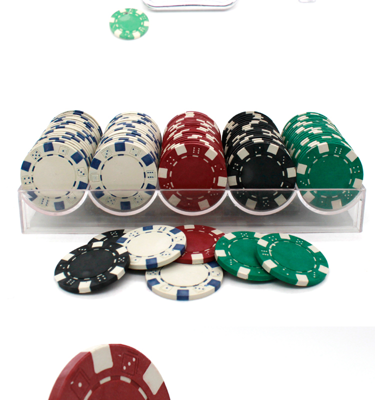 Poker Chips With Dice 2