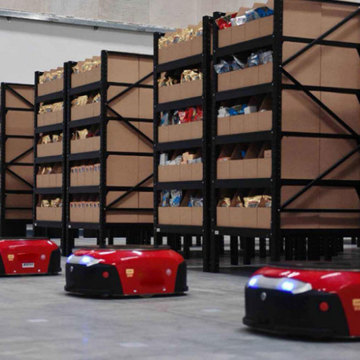 Warehouse Automation Pallet AGV Mobile Rack