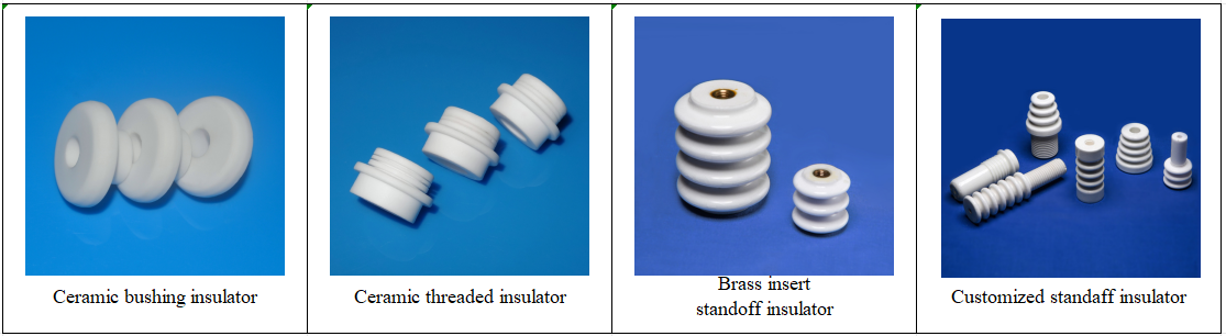 Ceramic standoff insulators