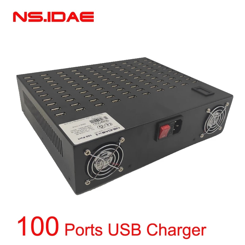 800W One hundred port USB charger   