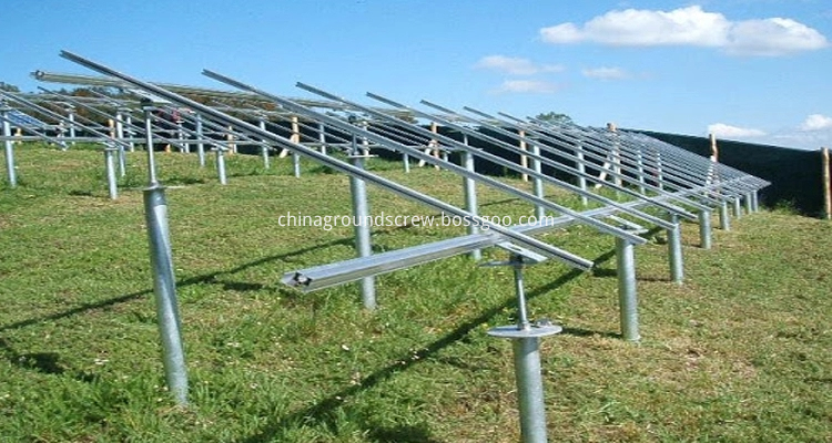 support solar panel ground screw