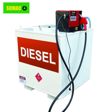 Double walled self bunded diesel tank with pump