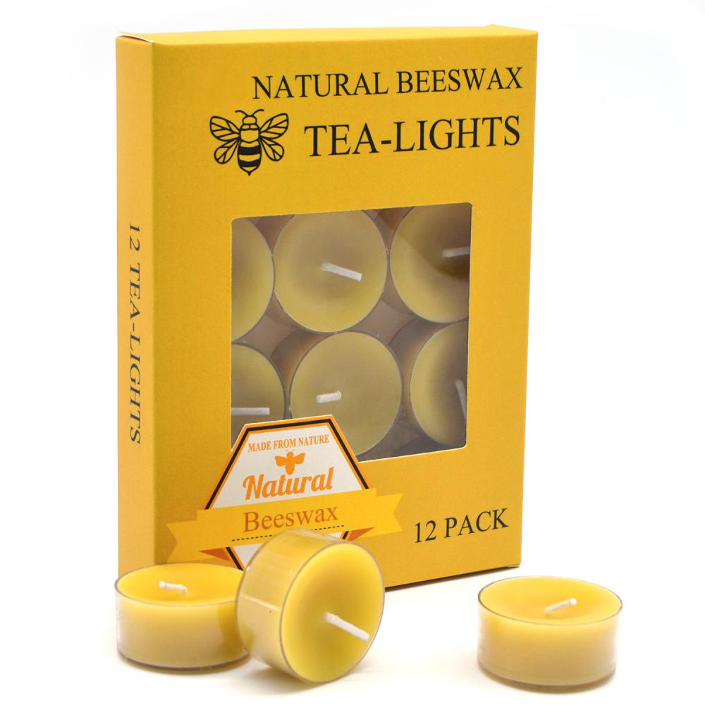 100 Percent Organic Beeswax Tealight Candles
