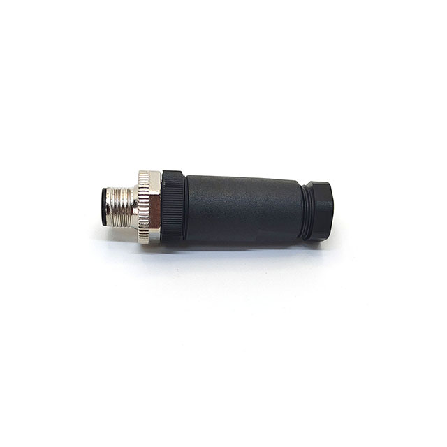 M12 round plug connector