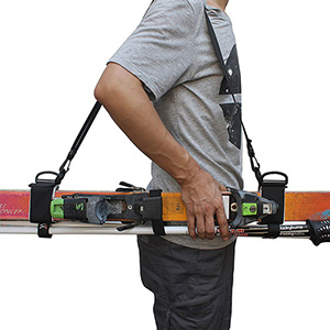 Ski carrier strap