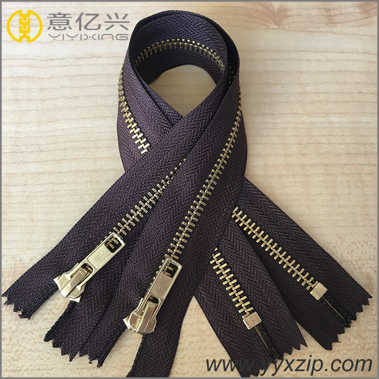 40cm long metal zipper