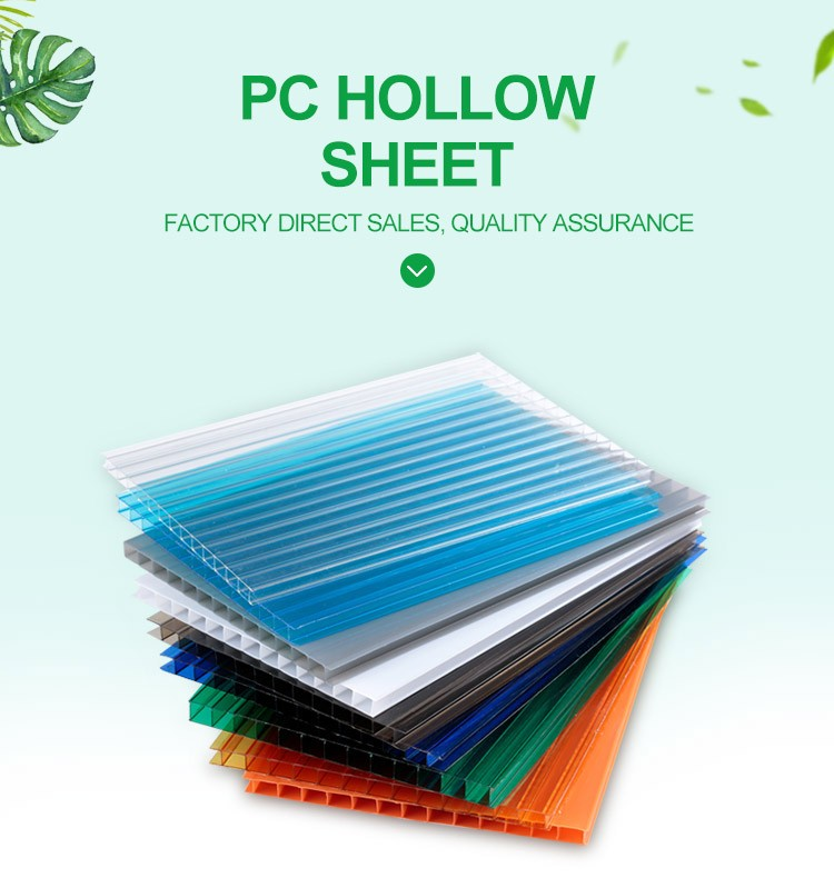 4mm hollow polycarbonate sheet