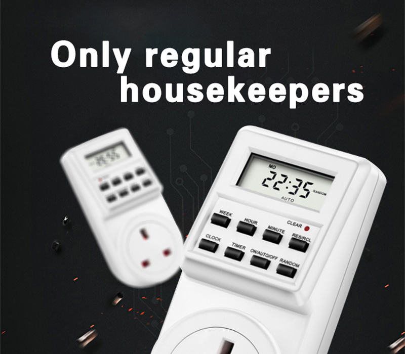 Electronic Timer Socket Is A Good Helper For Family Energy Saving