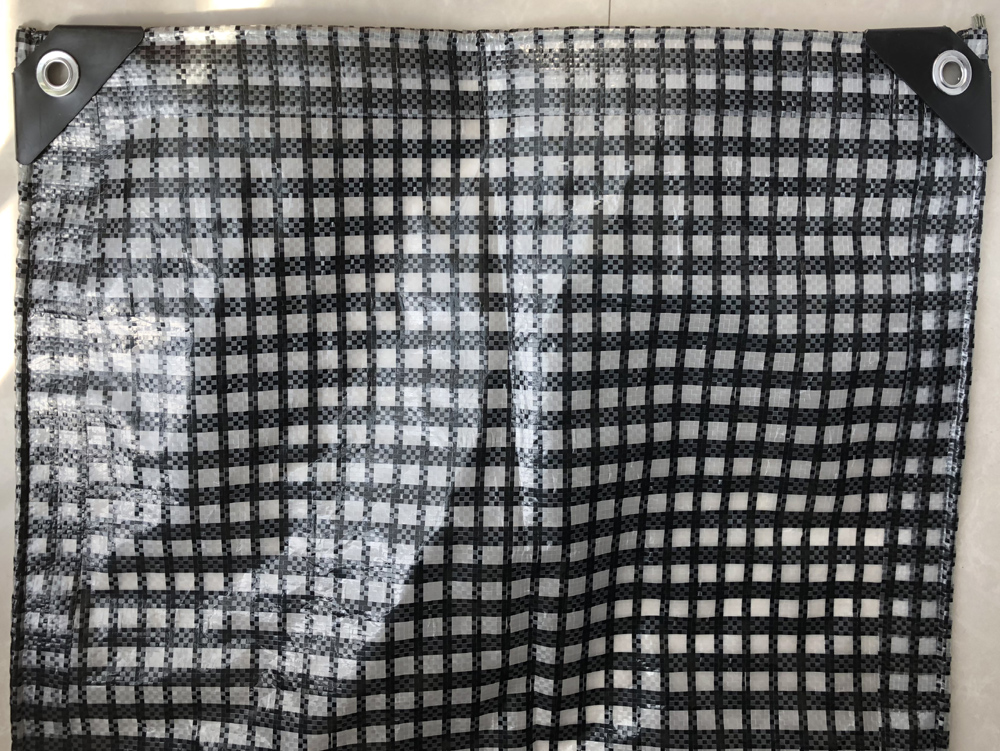 Black White Grid With Grommets