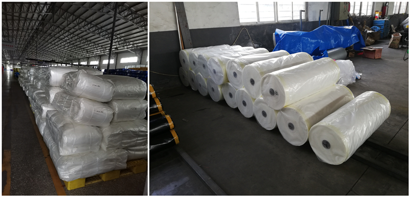 woven greenhouse film packing