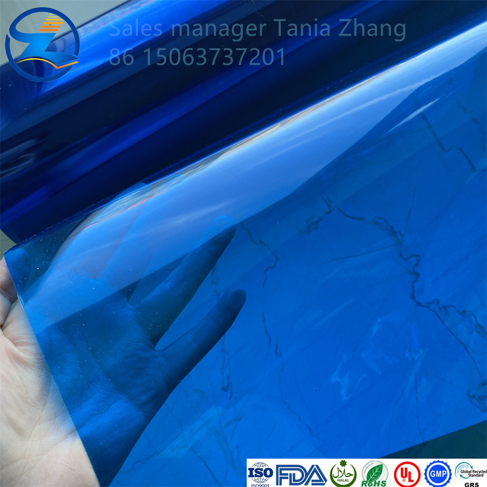 High Quality Blue Color Pvc Translucent Film 5 Jpg