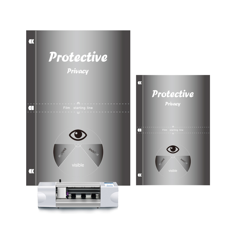 Privacy protection film cutting machine