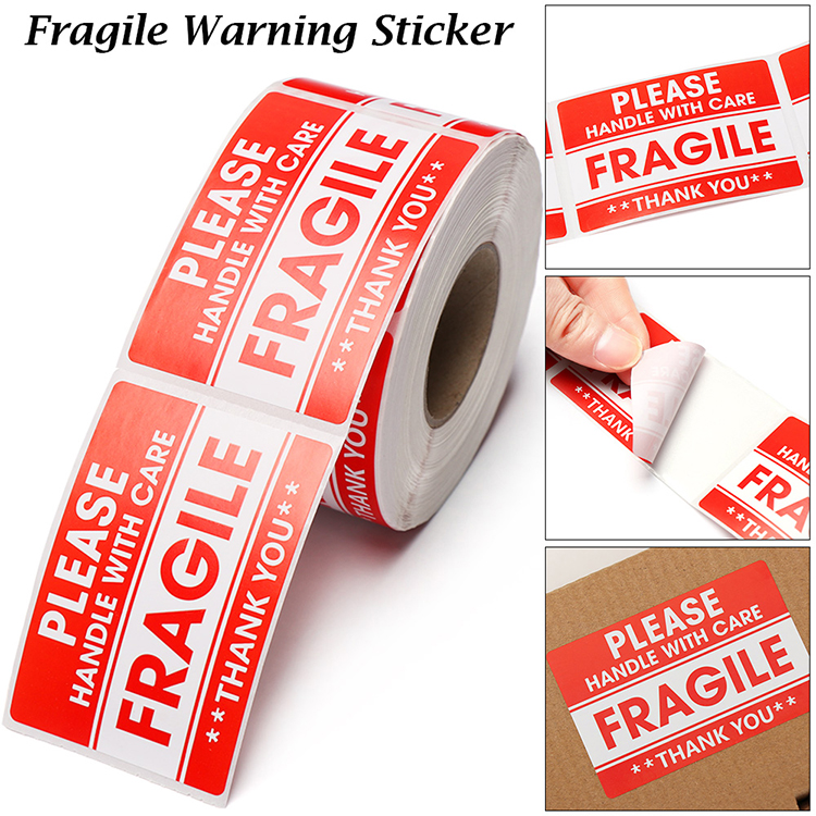 fragile sticker label