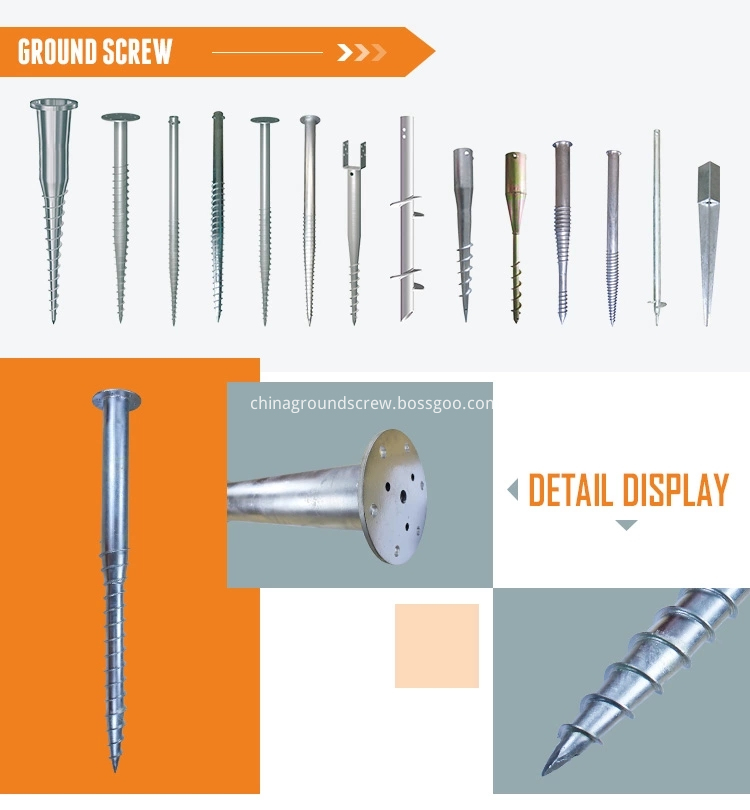 galvanized ground screw