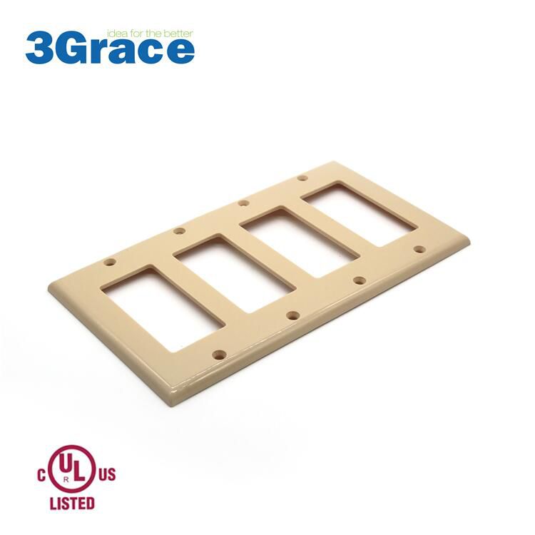 4 Gang Outlet Wall Plate1