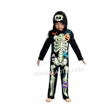 Toddler Colorful Skeleton Costumes