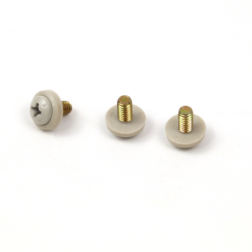 Yellow Zinc Plated SEMS screws