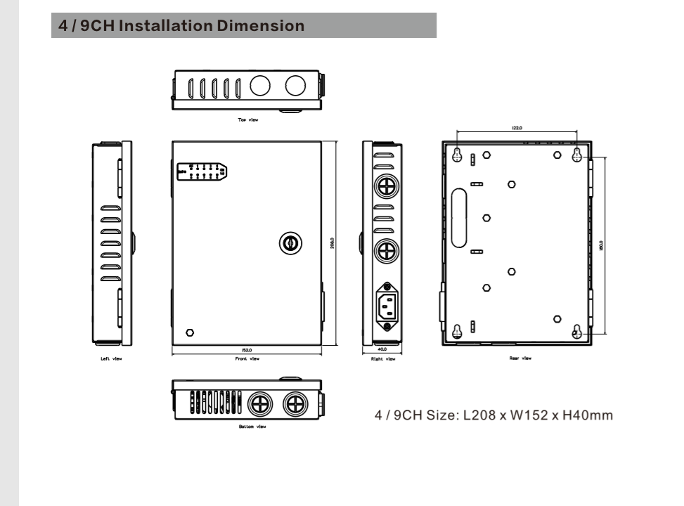 CCTV power Supply