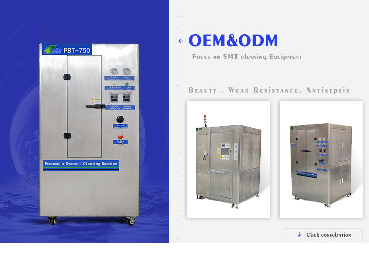 Automatic pneumatic Stencil cleaning machine SMT cleaner