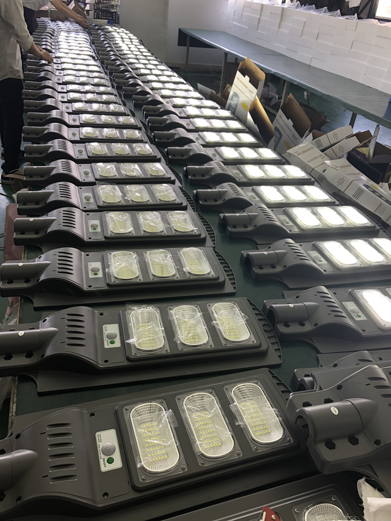 all in one solar street light production factory