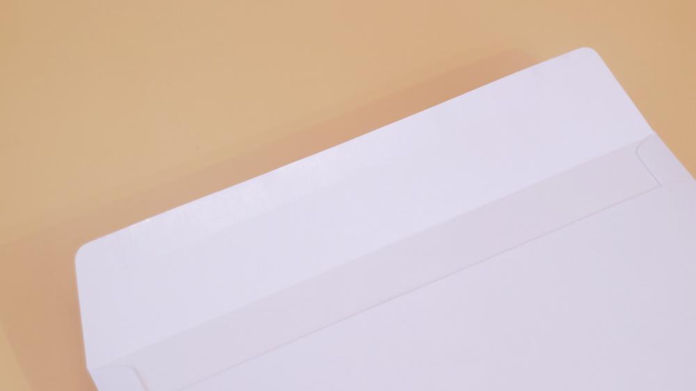 Dl White Gummed Wallet Envelope