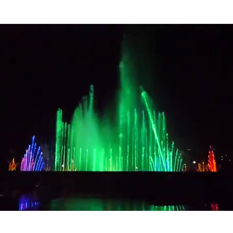 Beautiful Hotel Programmed Fountain
