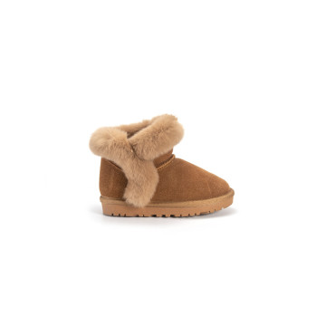 New style Fur Trim Boots For Kids