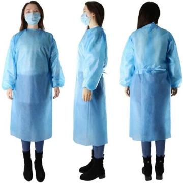 FDA certificate PE disposable isolation gown