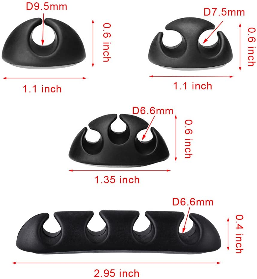 Adhesive Silicone Cable Holders