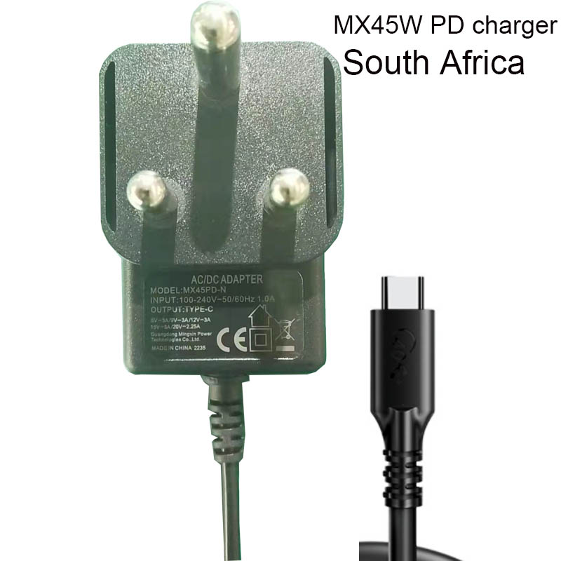 South Africa plug PD45W fast charger