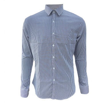 Custom Men's Striped Professional Business Shirt