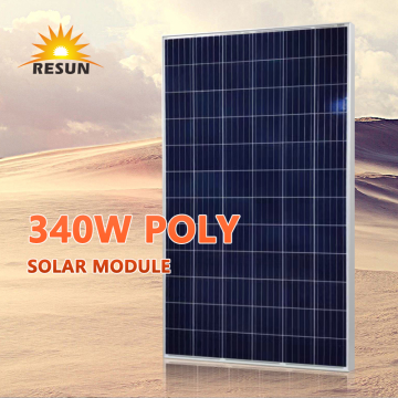 340W poly solar panel for solar pumping system
