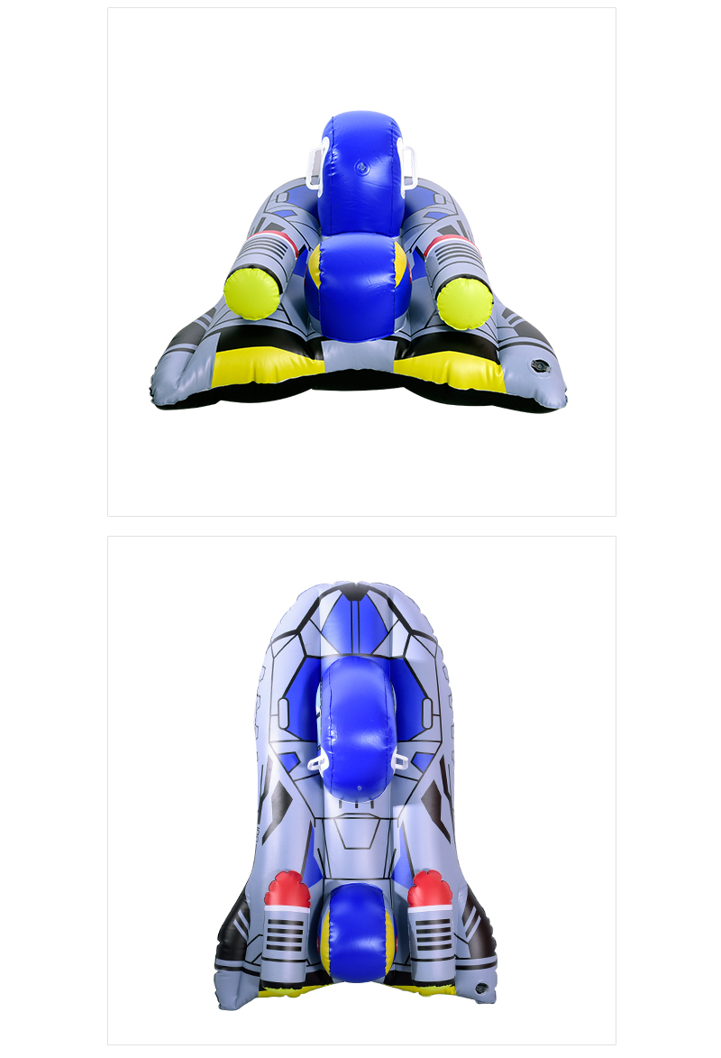 Inflatable Airship Skiing Snow Tube Inflatable Sledge 03