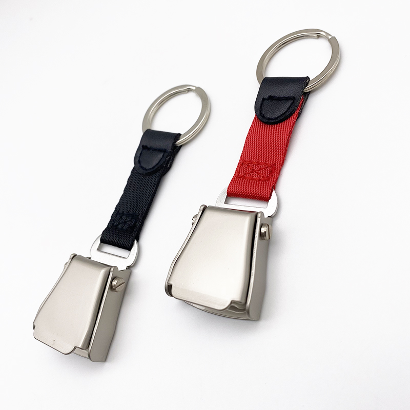 Airplane Seat Belt Keychain