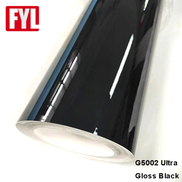 Ultra Gloss Vinyl Black Car Wrap Film