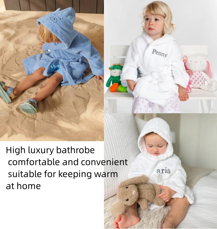 child cotton bathrobes